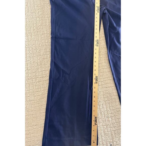 J. McLaughlin Carter Pant Winter Navy Solid Wide-Leg Zip Stretch Sz 14 NEW - Picture 6 of 7